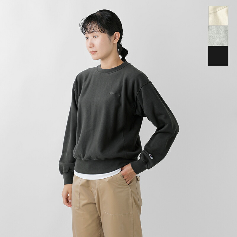 Champion チャンピオン リバースウィーブ クルーネック スウェットシャツ cw-c001 レディース【クーポン対象】