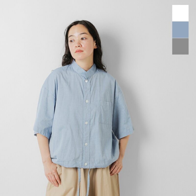 LOEFF ロエフ オーガニックコットン チェック フリル シャツ 8811-299-0073  レディース 2025aw新作 LOEFF ロエフ オーガニックコットン チェック フリル シャツ