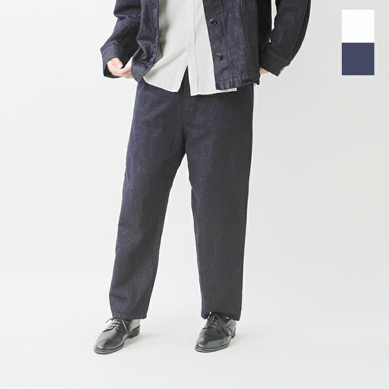 【3こ1】セール【30%OFF】TRAVAIL MANUEL トラバイユマニュアル コットン リネン デニム ユニティ パンツ 5072 レディース【サイズ・カラー交換初回無料】|aranciato(アランチェート)