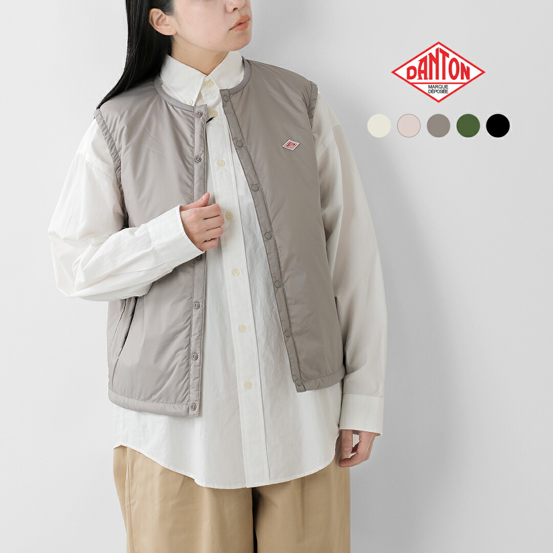 DANTON ダントン インサレーション カラーレス ベスト dt-a0634snt-26ss 2026ss新作 春夏 レディース【海外出荷不可】