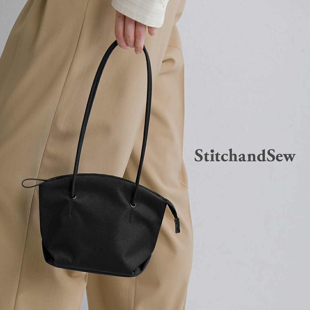 [2026aw新作]StitchandSew スティッチアンドソー コーデュラナイロン ジップショルダー ミニバッグ m305d レディース 秋冬｜aranciato（アランチェート）