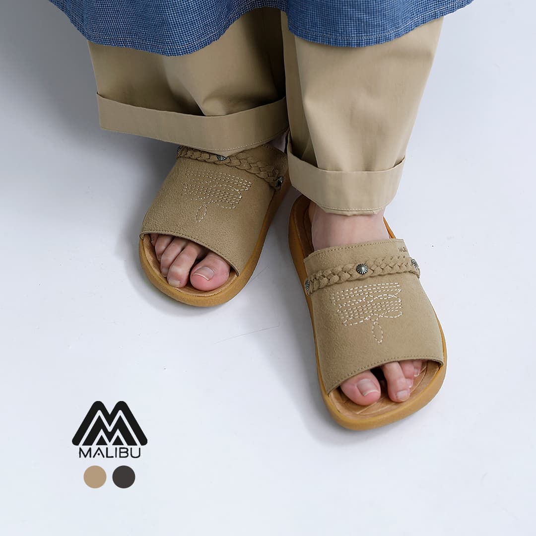 MALIBU SANDALS マリブサンダルズ エルランチョスライド スエードレザー サンダル EL RANCHO SLIDE el-rancho-slide 2026ss新作 春夏【サイズ交換初回無料】【クーポン対象】