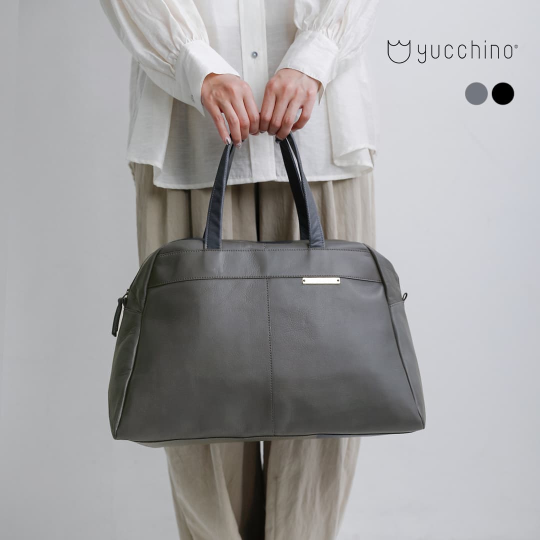 yucchino ユッキーノ レザー トラベリング ボストンバッグ &ldquo;OTONA eco-bag TRAVELING BOSTON&rdquo; oeb-tl-boston レディース｜aranciato（アランチェート）