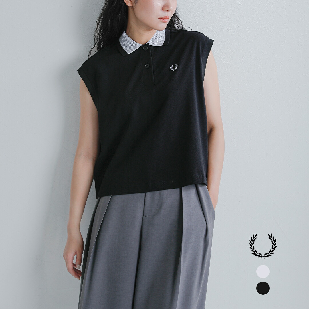 【3こ1】セール【30%OFF】[NEW]FRED PERRY フレッド ペリー メッシュカラー ポロシャツ MESH COLLAR POLO SHIRT g2181 レディース｜aranciato（アランチェート）