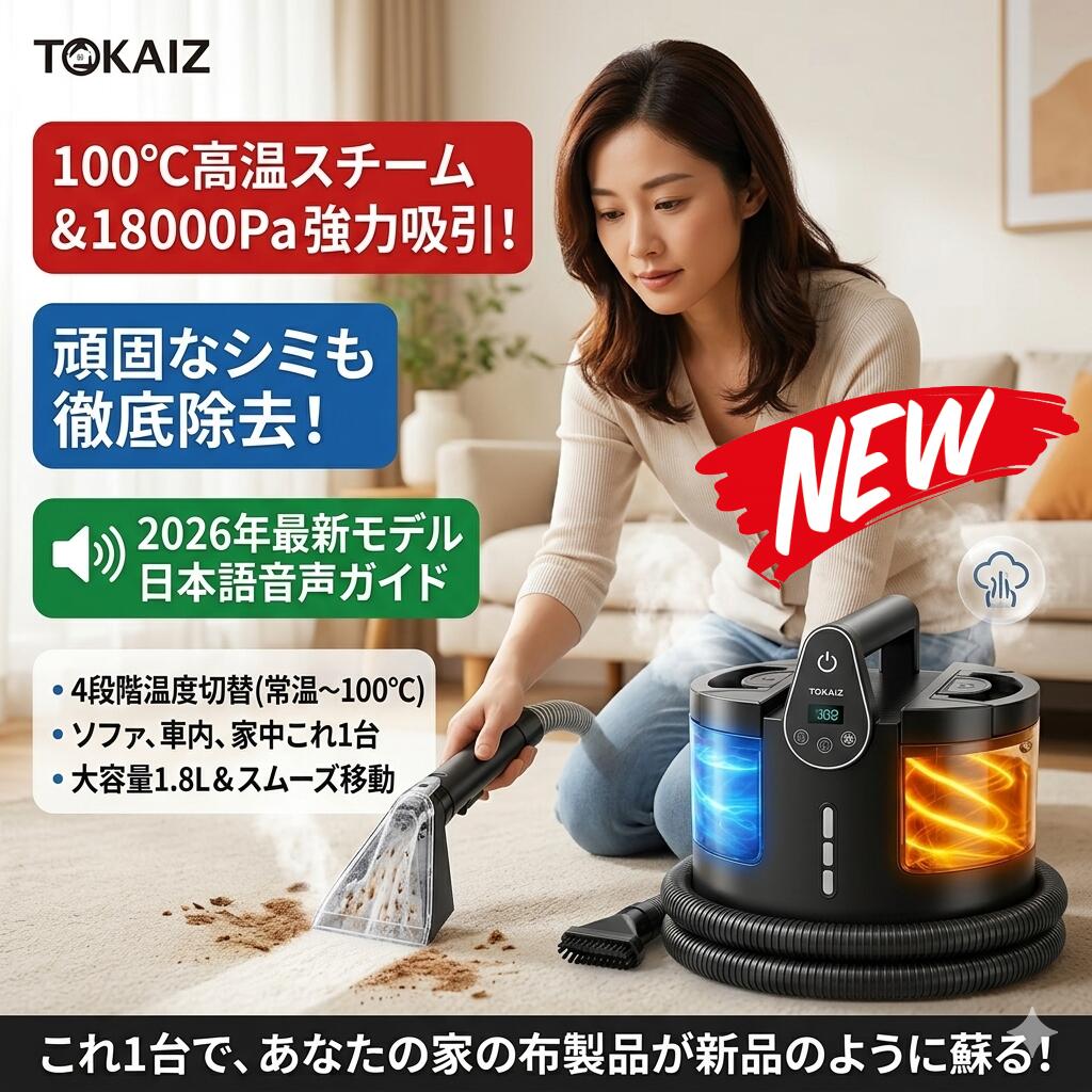 最短翌日 "30日返品保証" "送料無料" ファブリッククリーナー カーペットクリーナー スチームクリーナー リンサークリーナー 布製品洗浄機 布洗浄機 ソファクリーナー 車内クリーナー 高温洗浄 強力吸引 温水洗浄 染み抜き シミ抜き 絨毯クリーナー 水洗いクリーナー｜ARANCORONお急ぎ便 公式店