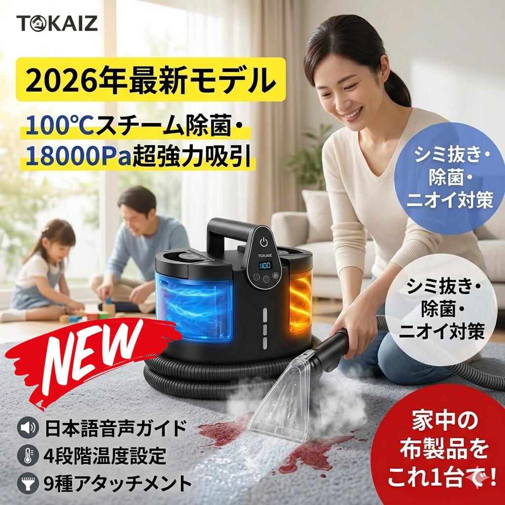 最短翌日 "30日返品保証" "送料無料" ファブリッククリーナー カーペットクリーナー スチームクリーナー リンサークリーナー 布製品洗浄機 布洗浄機 ソファクリーナー 車内クリーナー 高温洗浄 強力吸引 温水洗浄 染み抜き シミ抜き 絨毯クリーナー 水洗いクリーナー|ARANCORONお急ぎ便 公式店