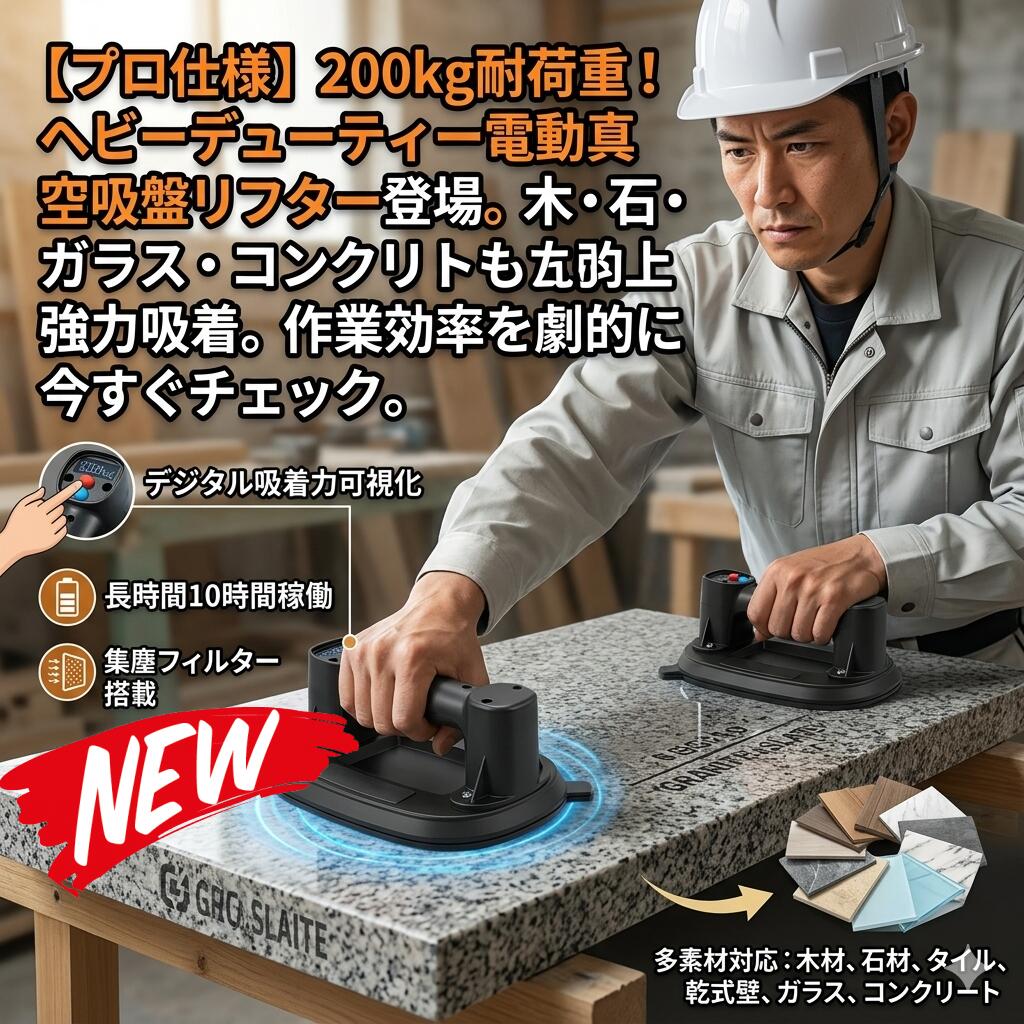 最短またの日 \"30日返品引き受ける\"" \""貨物輸送無料\"" 電動無意味さ吸盤リフター バキュームリフター 電動吸盤リフター 無意味さ吸盤リフター 吸盤リフター 電動リフター 無意味さリフター 吸盤手道具 電動手道具 リフター 手持ち部分 ねばり着くリフター 無意味さねばり着くリフター ポータブルリフター 携帯型電動リフター"