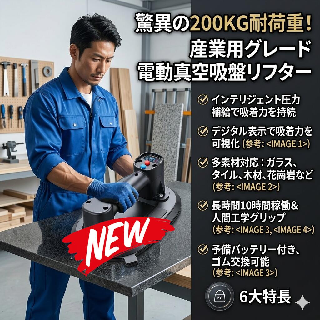 最短またの日 \"30日返品引き受ける\"" \""貨物輸送無料\"" 電動無意味さ吸盤リフター バキュームリフター 電動吸盤リフター 無意味さ吸盤リフター 吸盤リフター 電動リフター 無意味さリフター 吸盤手道具 電動手道具 リフター 手持ち部分 ねばり着くリフター 無意味さねばり着くリフター ポータブルリフター 携帯型電動リフター"