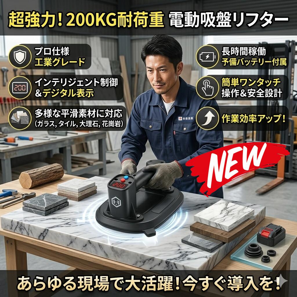 最短またの日 \"30日返品引き受ける\"" \""貨物輸送無料\"" 電動無意味さ吸盤リフター バキュームリフター 電動吸盤リフター 無意味さ吸盤リフター 吸盤リフター 電動リフター 無意味さリフター 吸盤手道具 電動手道具 リフター 手持ち部分 ねばり着くリフター 無意味さねばり着くリフター ポータブルリフター 携帯型電動リフター"