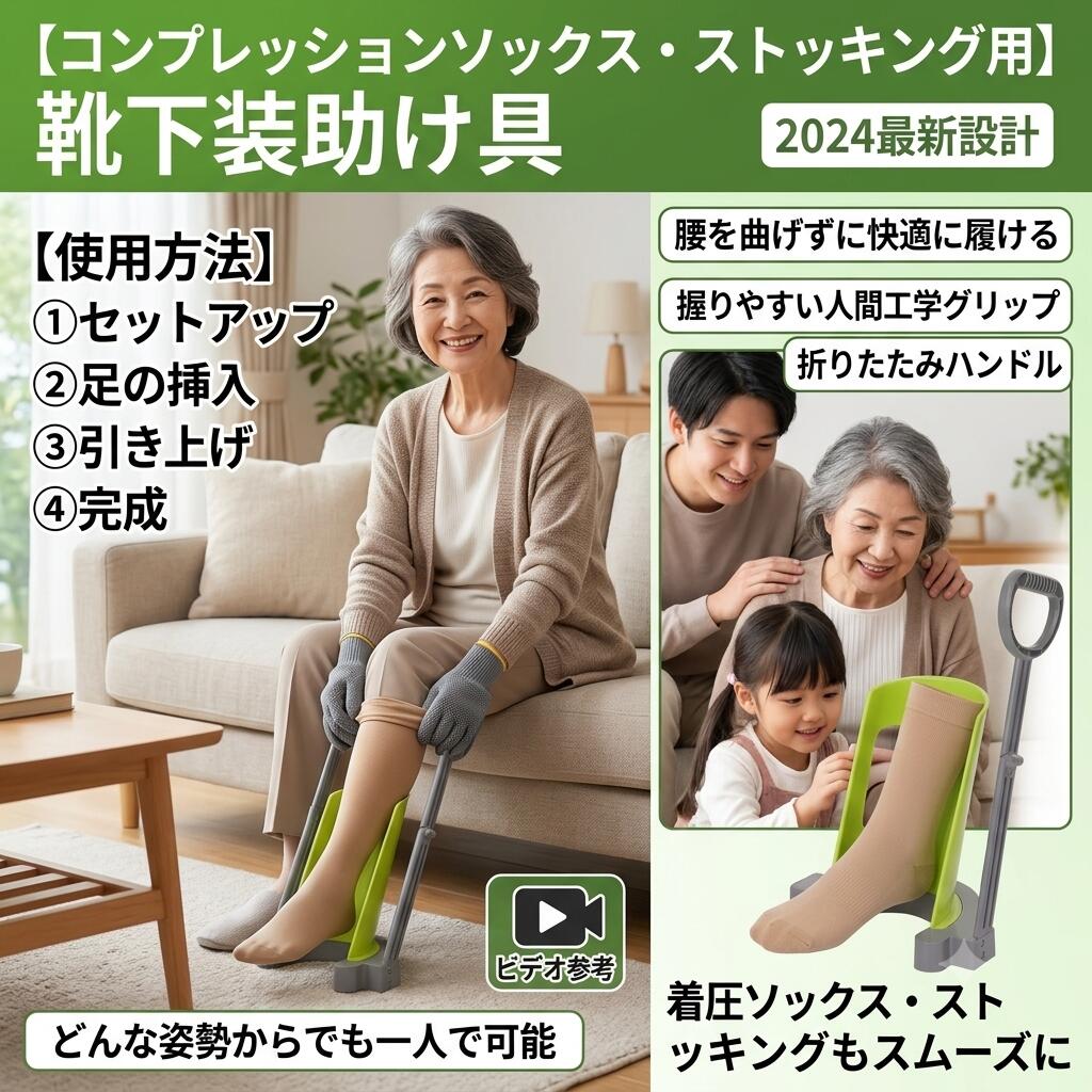 最短翌日 "30日返品保証" "送料無料" ソックスエイド 靴下補助具 靴下履き補助具 靴下エイド ソックススライダー 自助具 介護用品 高齢者 妊婦 リハビリ 補助具 介護 靴下 着衣補助具 自立支援 シニア ストッキング履き補助具 靴下着用補助器具 靴下装着補助具 靴下着脱補助|ARANCORONお急ぎ便 公式店