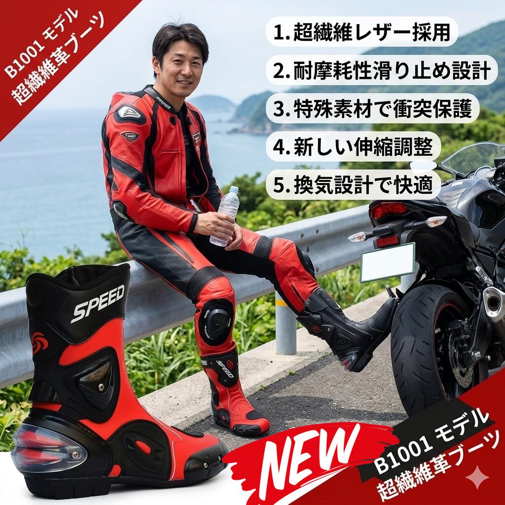 最短翌日 "30日返品保証" "送料無料" レーシングブーツ バイクブーツ ライディングブーツ バイクシューズ バイク靴 オートバイ靴 バイク用ブーツ ライディングシューズ メンズ ロングブーツ 防水 通気性 プロテクター ギアチェンジ バイク用 オートバイ シューズ 靴 ロング｜ARANCORONお急ぎ便 公式店 9,869円