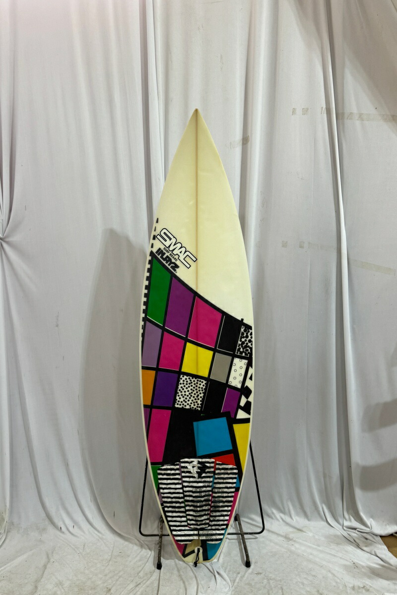 【中古】SMAC (スマック) ショートボード［CLEAR×DESIGN］5’8” サーフボード