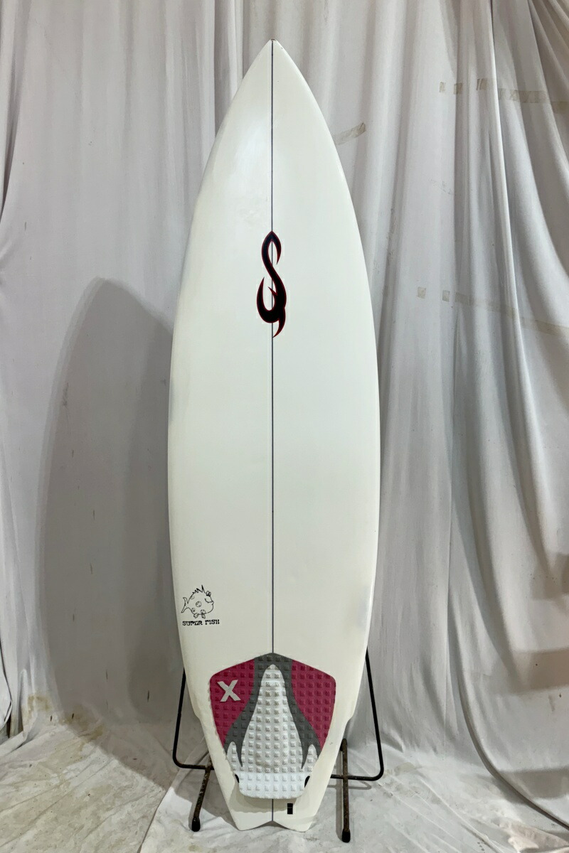 ショートボード　S.SHAPES 中古】S.SHAPES (エスシェイプス) サーフボード [CLEAR] 6'1