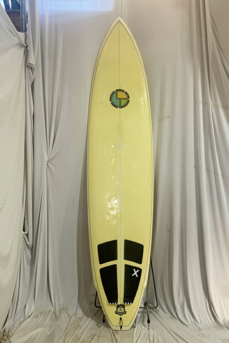 【中古】GODDESS (ゴッデス) ミッドレングス ［CREAM］89 1/2\" サーフボード