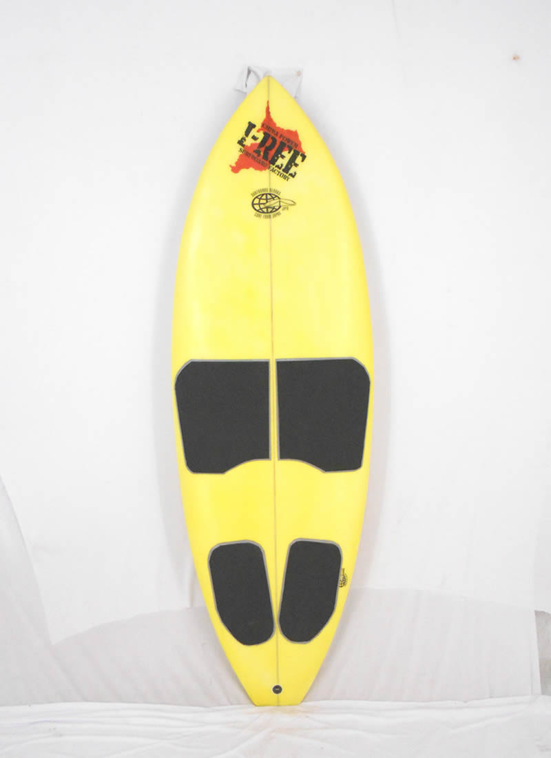 楽天市場 中古 I Ree Surfboard Factory アイリーサーフボードファクトリー ニーボード Yellow 5 7 アラソアン楽天市場店