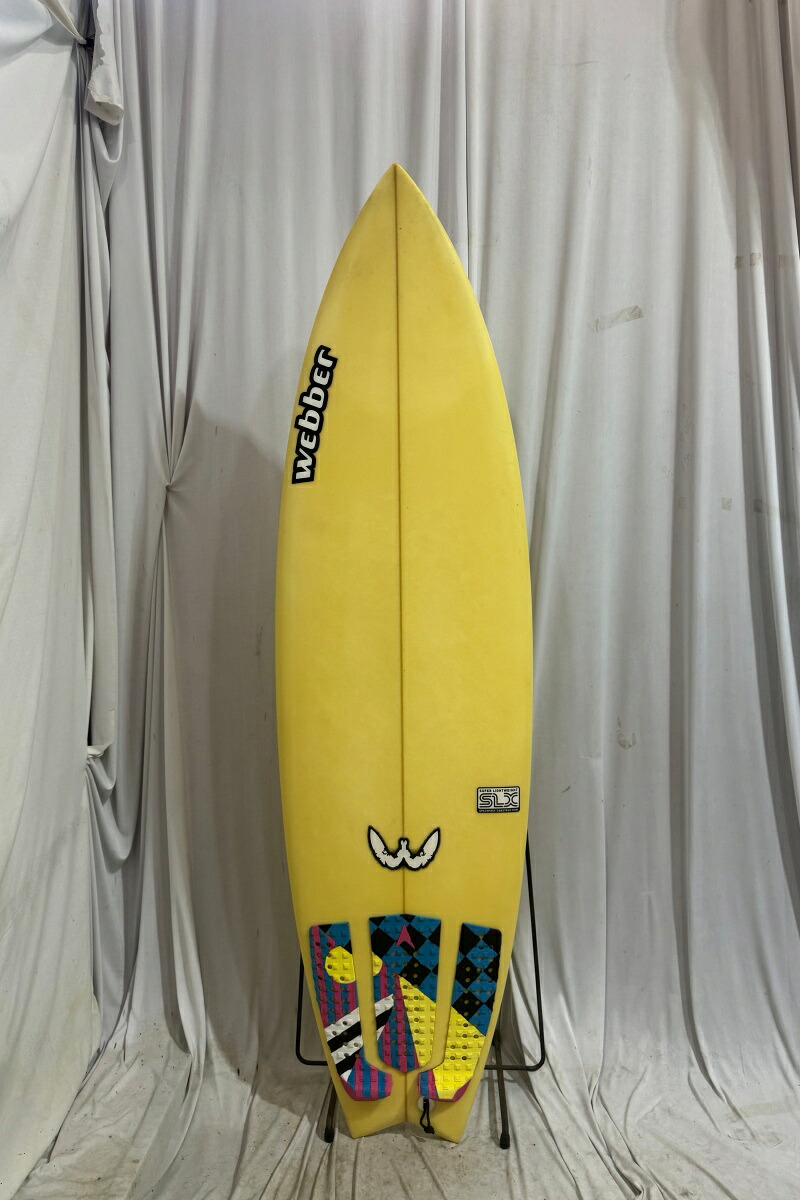 【中古】Webber （ウェバー）FAT BURNER モデル ショートボード [CLEAR] 6&rsquo;3&rdquo; サーフボード｜アラソアン店