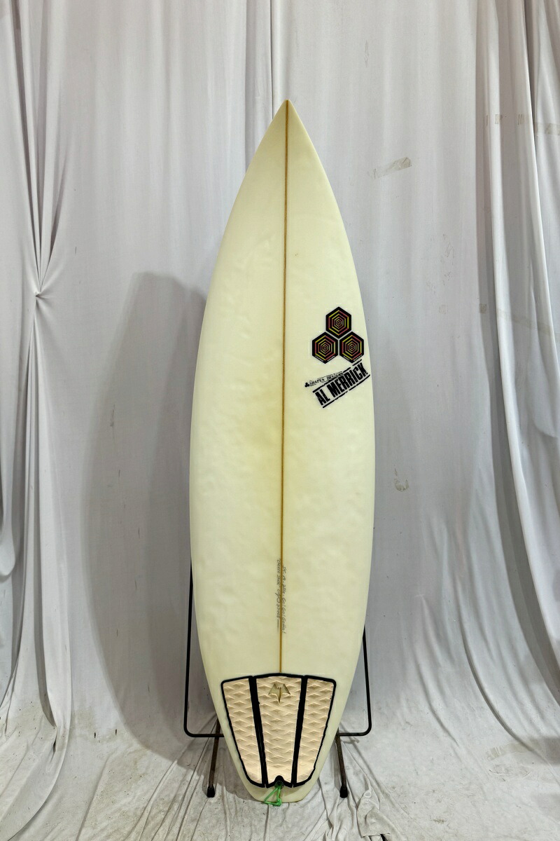 【中古】CHANNEL ISLANDS (チャネルアイランズ) AL MERRICK CHEESE STICK モデル ショートボード ［CLEAR×RAINBOW］5’9” サーフボード