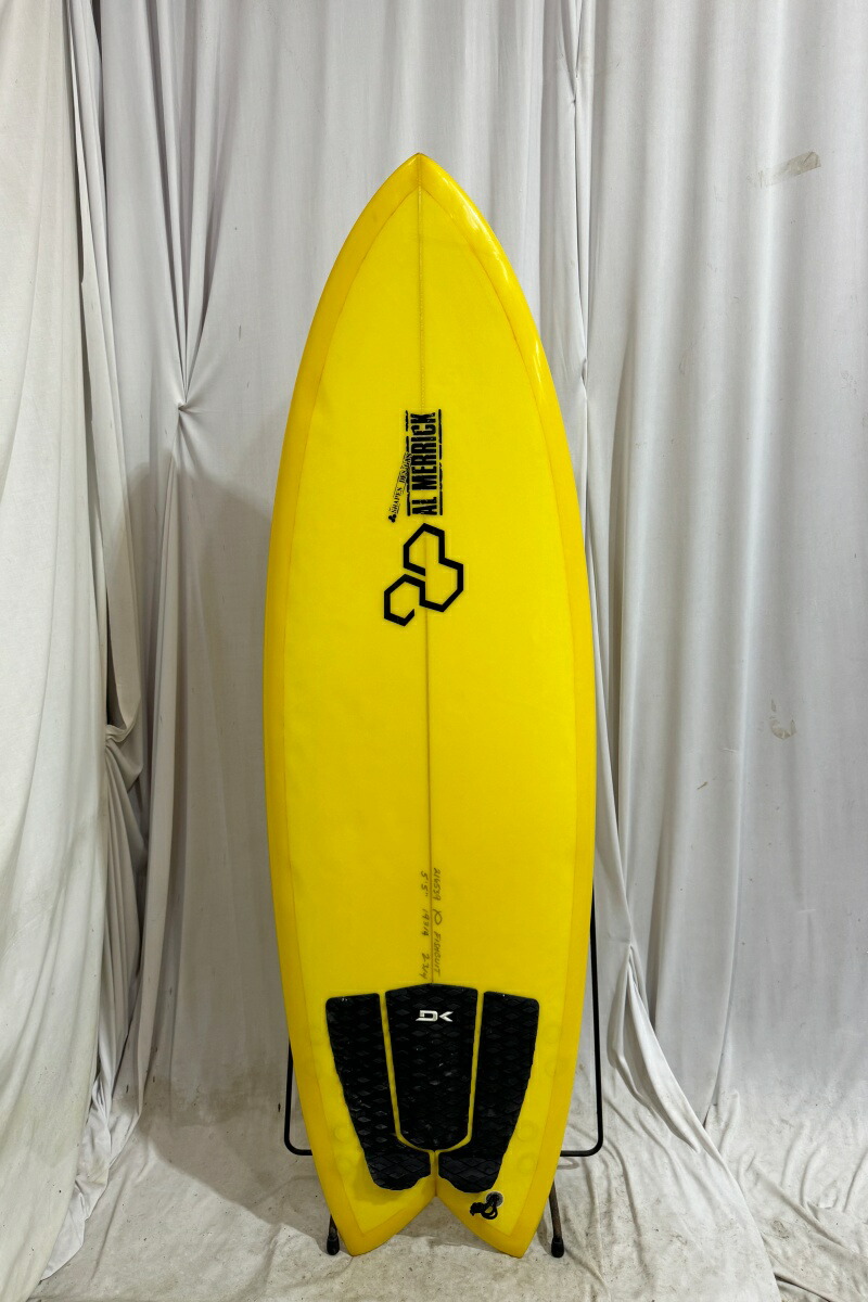 【中古】CHANNEL ISLANDS (チャネルアイランズ) AL MERRICK FISHCUIT モデル ショートボード [YELLOW] 5&rsquo;5&rdquo; サーフボード｜アラソアン店