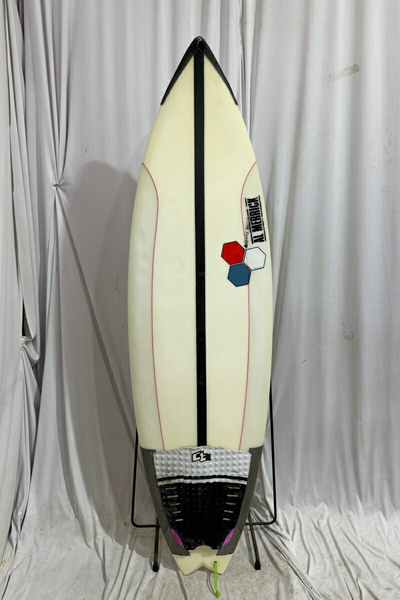 【中古】CHANNEL ISLANDS (チャネルアイランズ) ROCKET NINE モデル ショートボード［CLEAR］5’8” サーフボード
