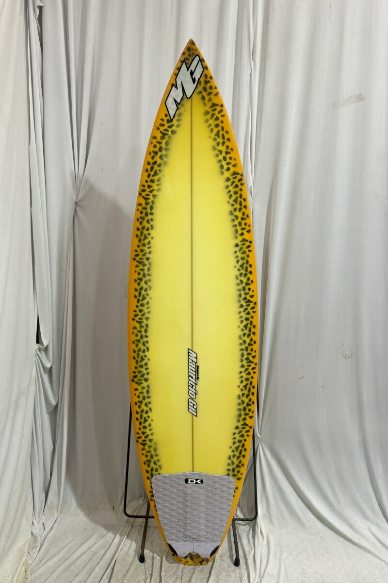 【中古】MG SURFBOARDS (マウリシオギルサーフボード) ショートボード [YELLOW×CLEAR] 6'0\