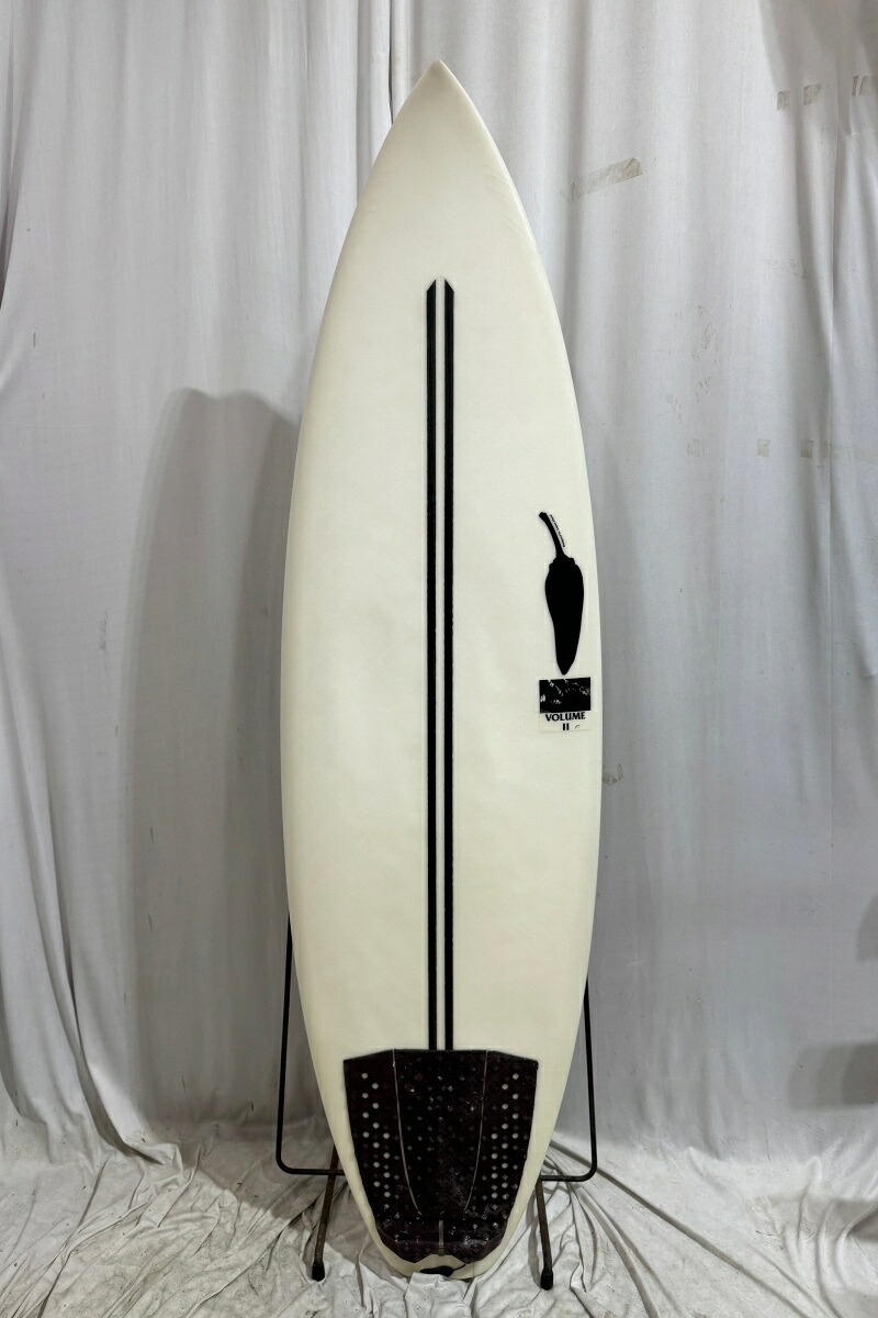 【中古】CHILLI (チリ) VOLUME 2 モデル ショートボード [CLEAR] 5&rsquo;7&rdquo; サーフボード｜アラソアン店