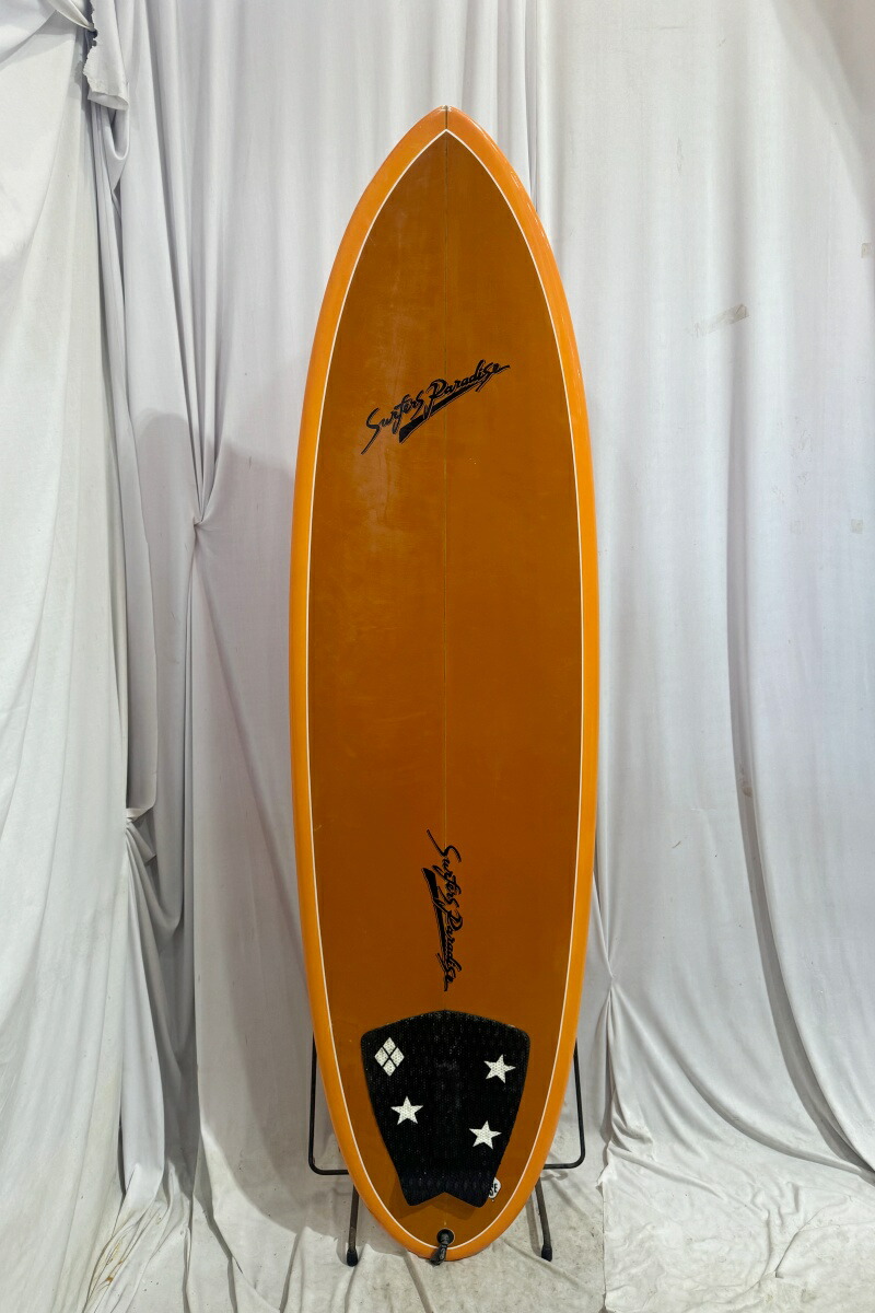 【中古】SURFERS PARADISE (サーファーズパラダイス) ショートボード [ORANGE] 66\" サーフボード
