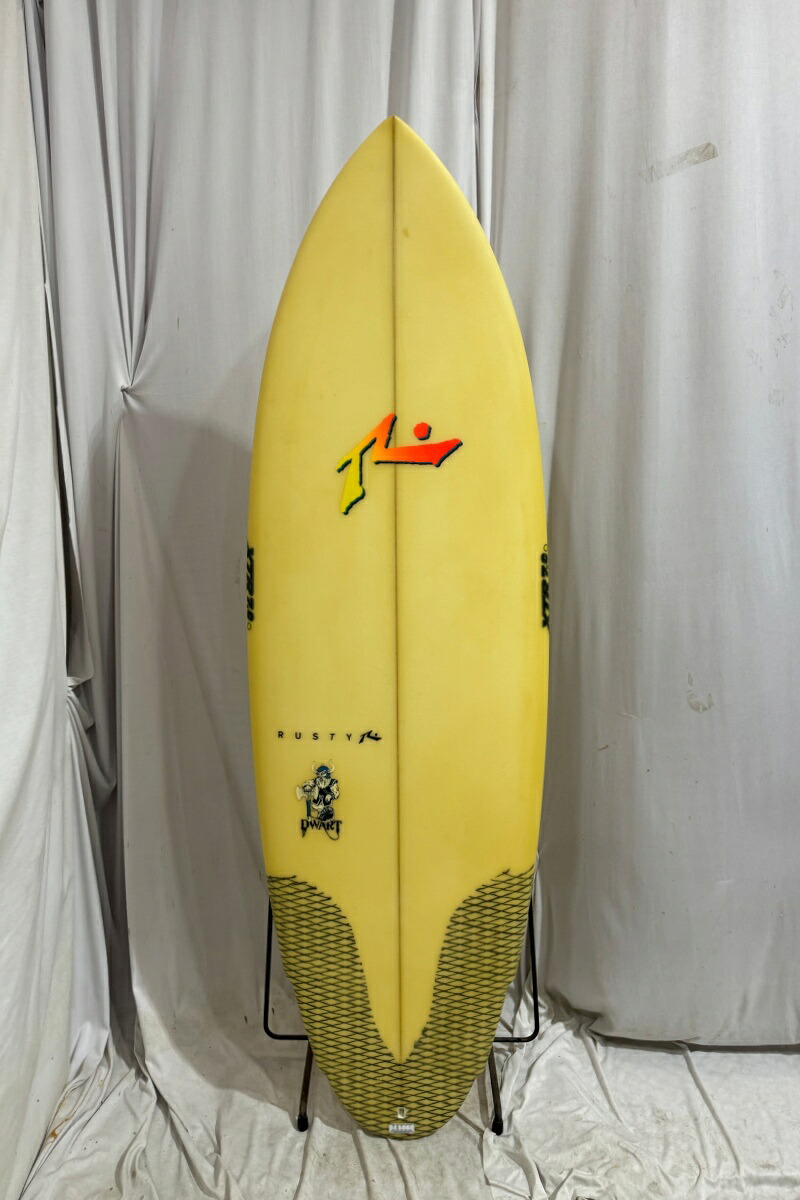 【中古】RUSTY (ラスティ) DWART モデル ショートボード [CLEAR] 5'8\
