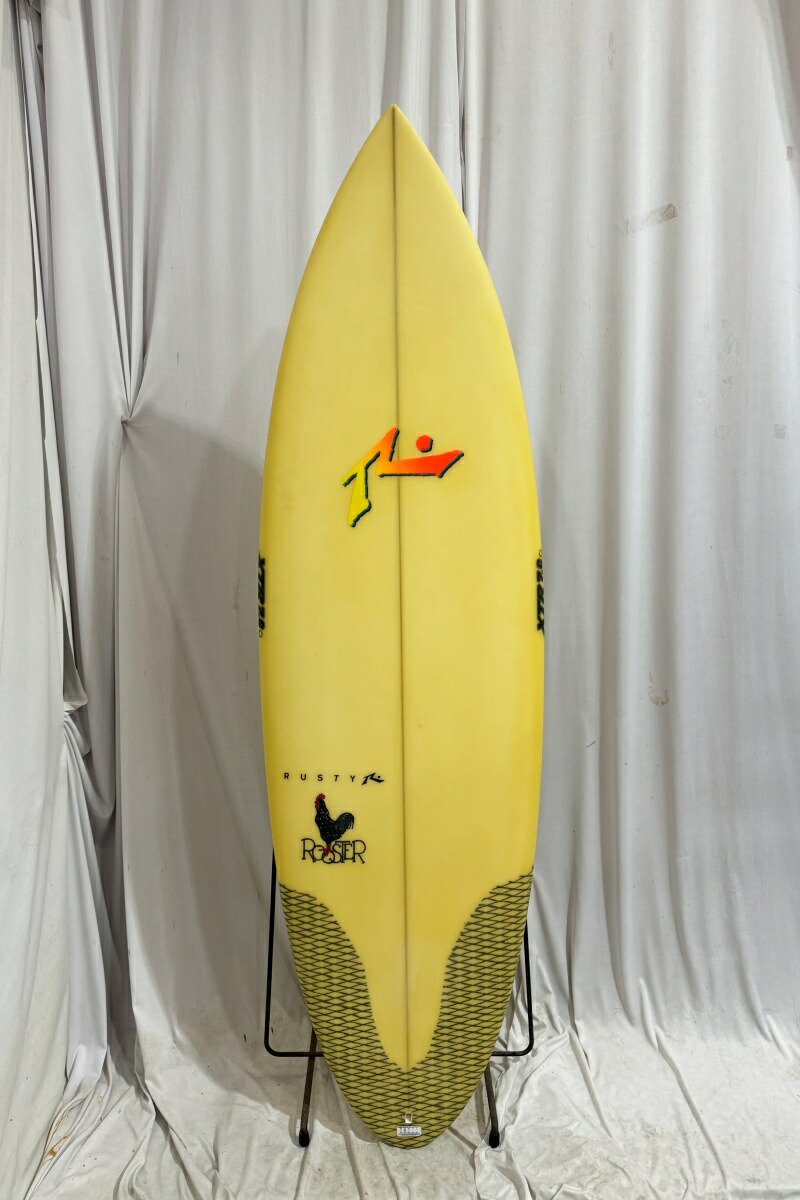【中古】RUSTY (ラスティ)  ROOSTER モデル ショートボード [CLEAR] 511\" サーフボード