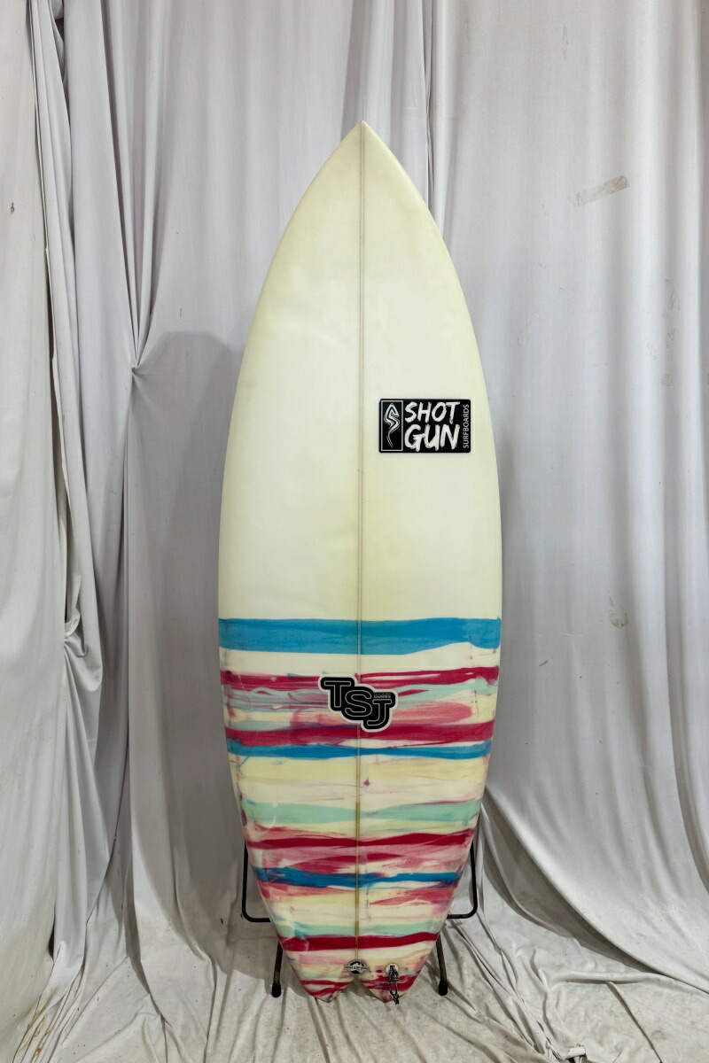 【中古】SHOTGUM (ショットガン) ショートボード［CLEAR×PINK］5’10” サーフボード