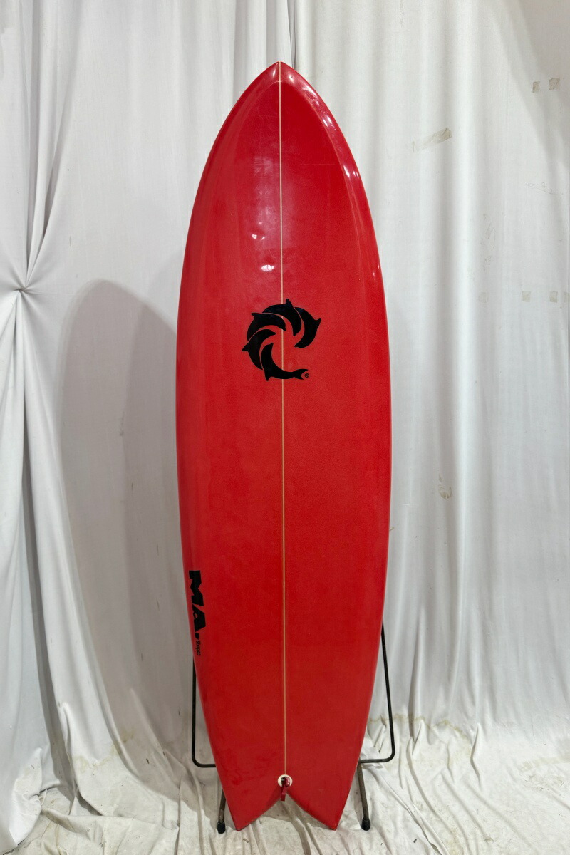 【中古】WRV (ウェーブライディングビークルズ) Retro series ショートボード［RED］5’9” サーフボード