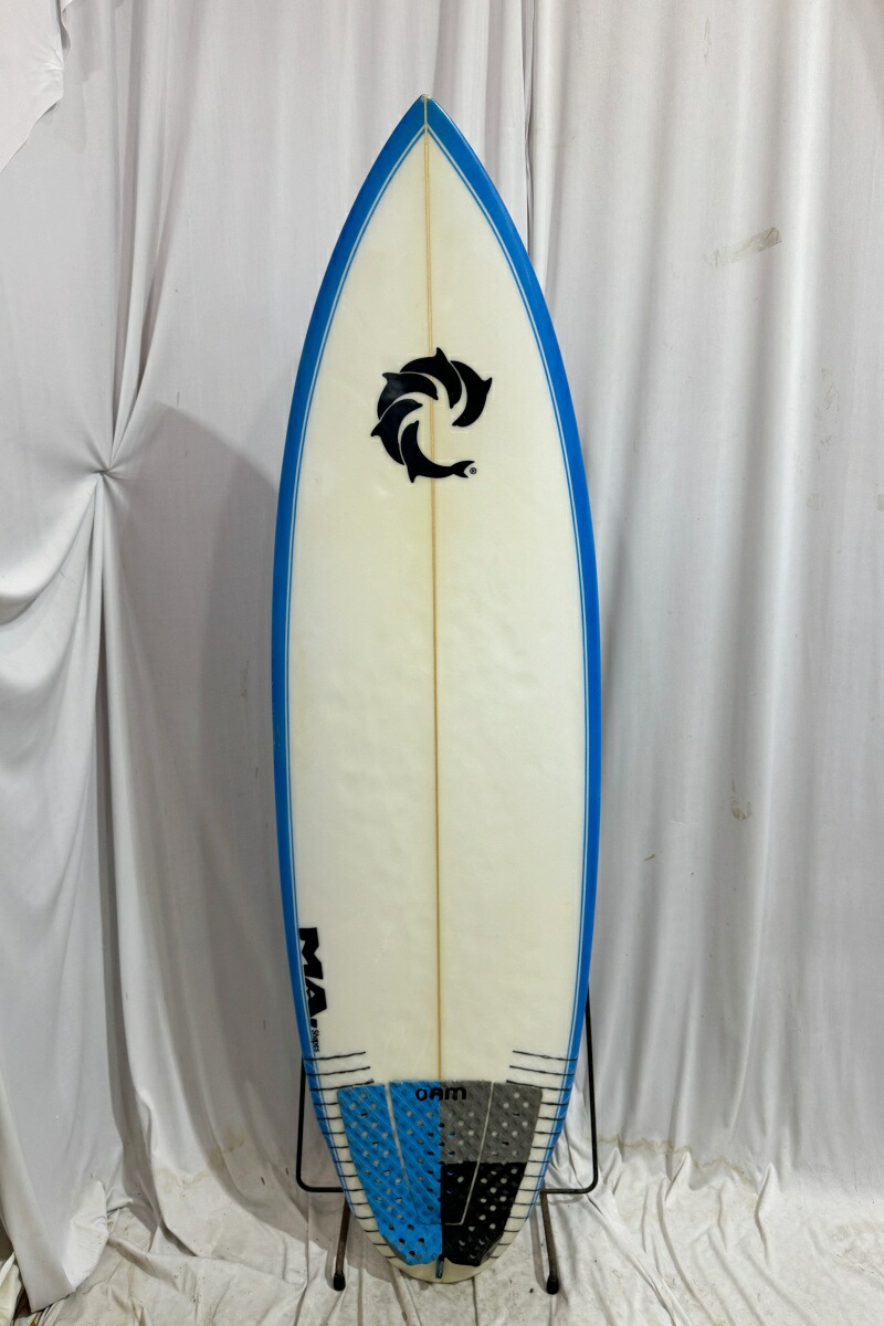 【中古】WRV (ウェーブライディングビークルズ) CAPTAIN モデル ショートボード［CLEAR×BLUE］5’11” サーフボード
