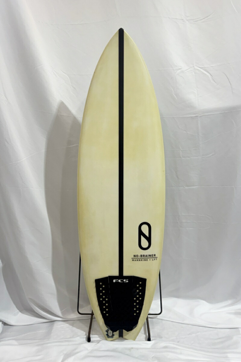 【中古】SLATER DESIGN (スレーターデザイン) NO BRAINER モデル ショートボード [CLEAR] 5’7” サーフボード