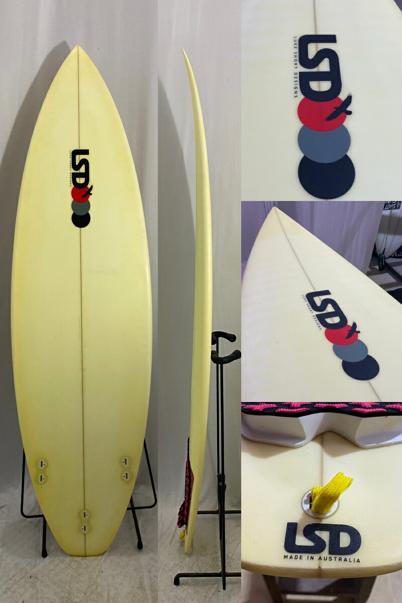 LSD エルエスディー ショートボード CLEAR 5'10” サーフボード 最新作