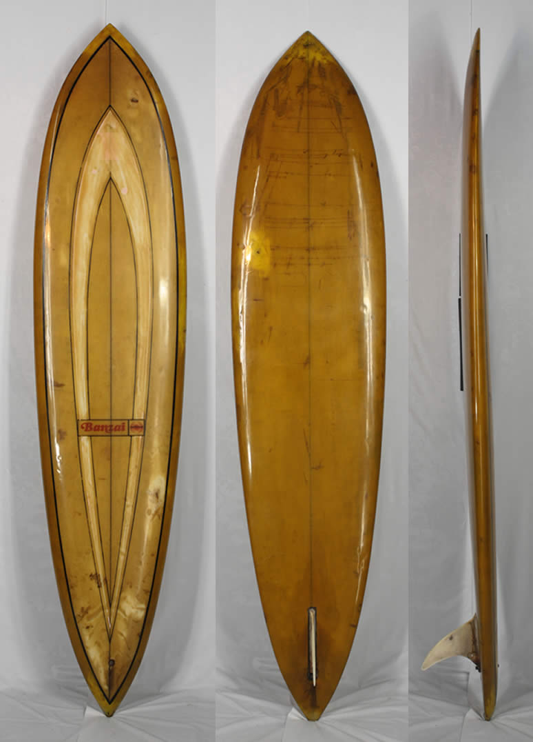 楽天市場】【希少中古】BANZAI SURF BOARD（バンザイサーフボード