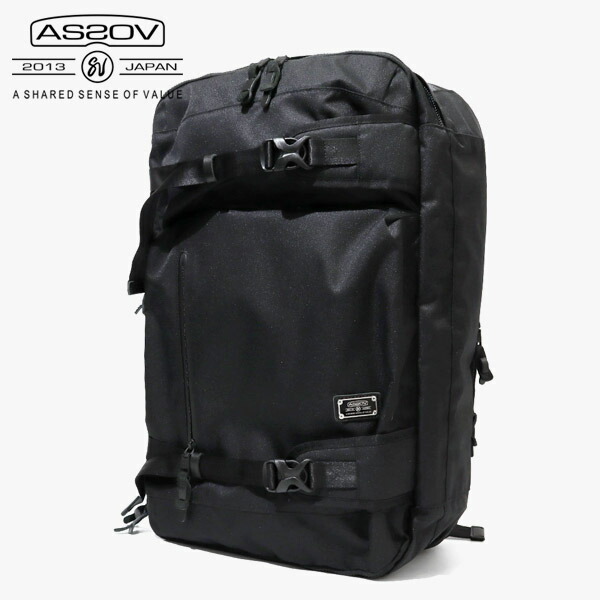 《抽選で最大100%ポイントバック★要エントリー》アッソブ AS2OV リュックサック CORDURA DOBBY 305D 3WAY BACK PACK L コーデュラ ドビー リュック ブラック 061404 BLACK | ブランド [正規取扱店]｜VIOLAL NEO