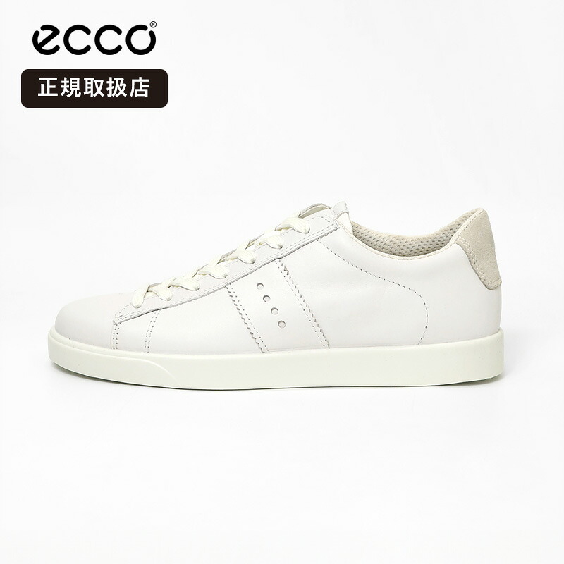 《抽選で最大100%ポイントバック★要エントリー》エコー ECCO スニーカー レディース ストリートライト STREET LITE W レザー 靴 2026SS ホワイト 21280359390 WHT/S WHT | ブランド [正規取扱店]｜VIOLAL NEO