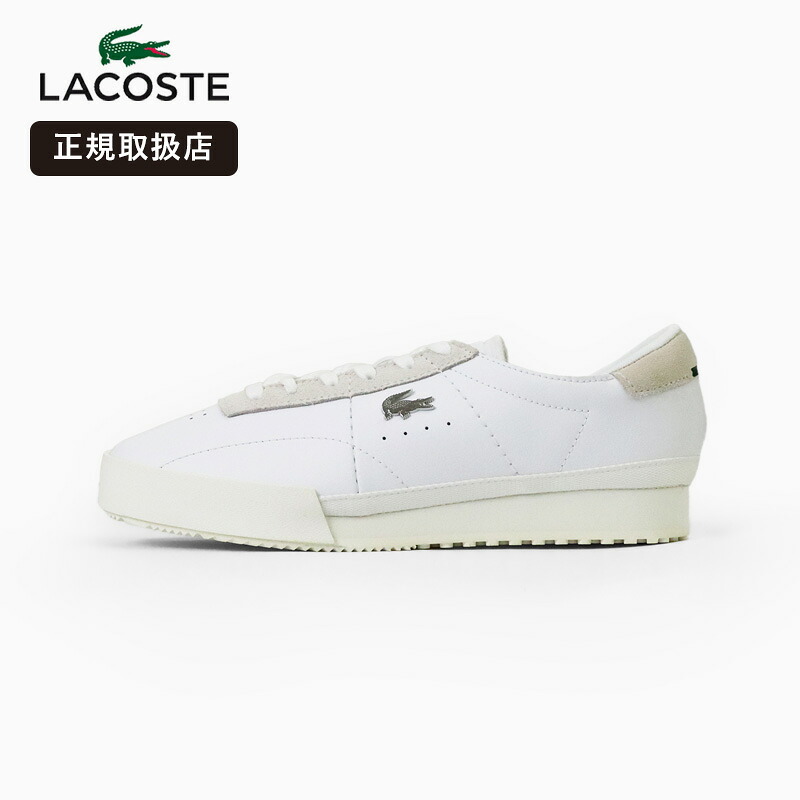 ラコステ LACOSTE レディース スニーカー AURA 225 1 SFA 50SFA0156 65T オーラ レザースニーカー コートスタイル カジュアルシューズ WHT/OFF WHT ホワイト オフホワイト 2026SS | [正規取扱店]【クーポンプレゼント】