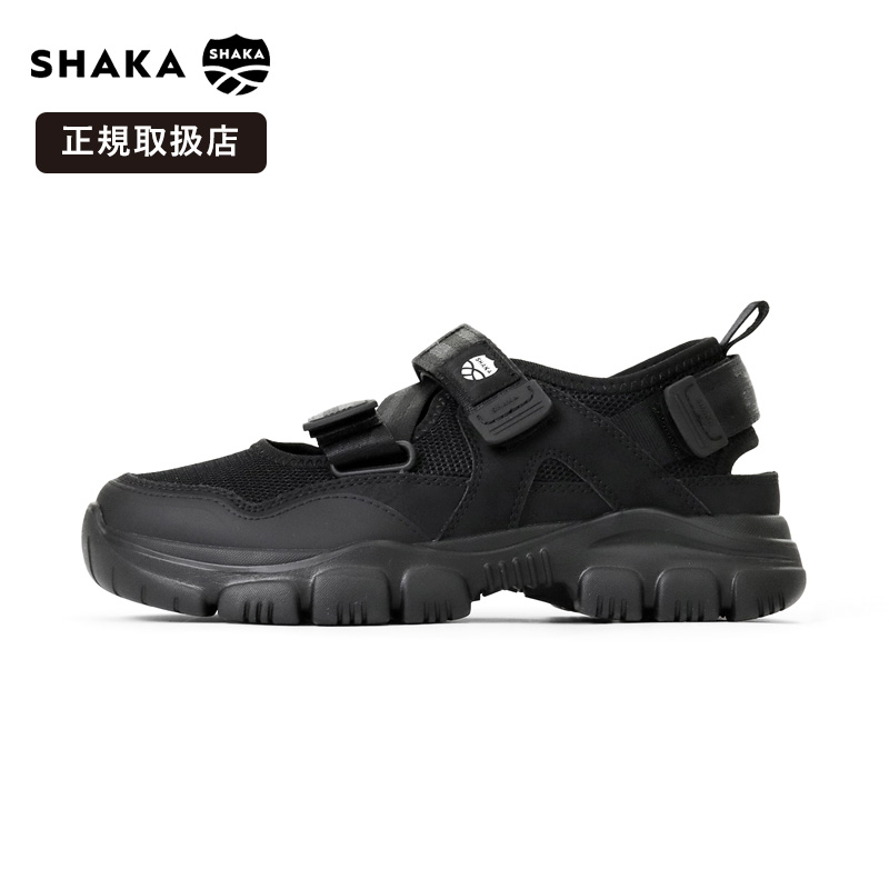 《抽選で最大100%ポイントバック★要エントリー》HAKA シャカ OTTER TRAIL AT SK217 BLK00U 2026SS レディース スニーカーサンダル ブラック 厚底 スニサン スポーツサンダル アウトドア タウンユース 軽量 クッション性 | ブランド [正規取扱店]｜VIOLAL NEO