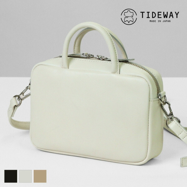《抽選で最大100%ポイントバック★要エントリー》タイドウェイ TIDEWAY ショルダーバッグ ICY 2WAY BOSTON アイシー ボストン レディース ミニバッグ レザー 日本製 T2824 | ブランド [正規取扱店]｜VIOLAL NEO