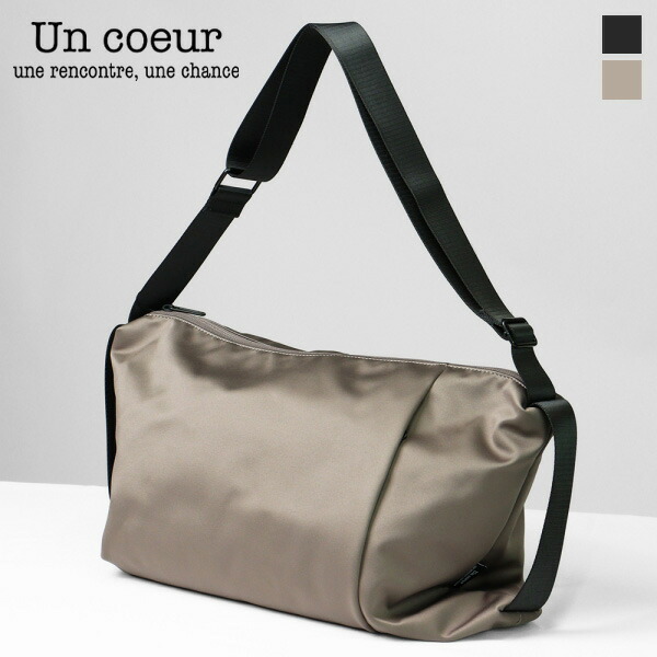 《抽選で最大100%ポイントバック★要エントリー》アンクール Un coeur ショルダーバッグ SATIN サテン メンズ レディース 各色 K903017 | ブランド [正規取扱店]｜VIOLAL NEO