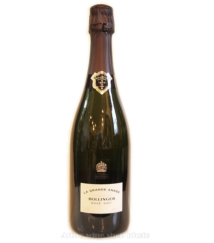 [2007]ボランジェ グランダネ ロゼ Bollinger Grande Annee Rose　ロゼ 750ml　箱なし　[並行輸入品]　フランス　シャンパーニュ｜アルベルワインショップ