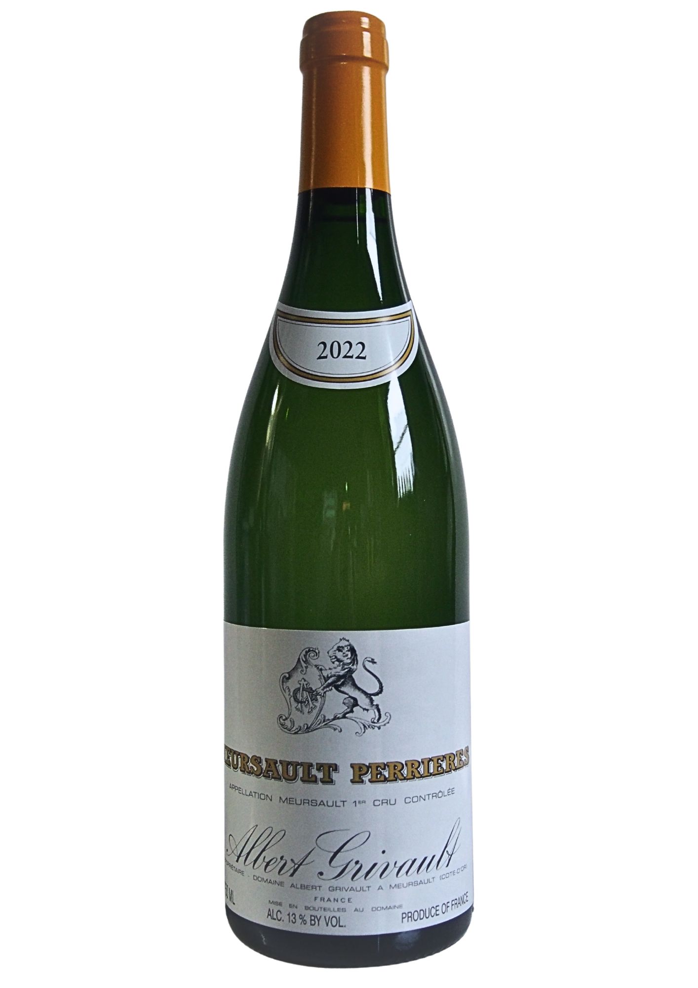 [2022]ムルソー プルミエ・クリュ ペリエール/アルベール・グリヴォー　Meursault 1er Cru Perrieres/Albert GRIVAULT　白　750ml　フランス　ブルゴーニュ｜アルベルワインショップ