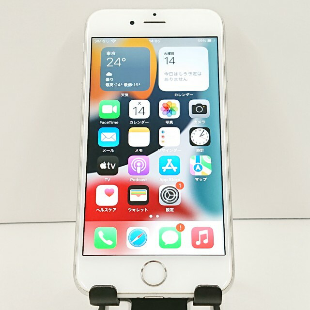 iPhone6s 16GB SIMフリー シルバー 送料無料 本体 c18562 【中古】