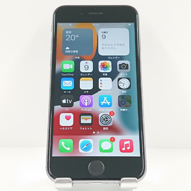 iPhone6s 32GB SIMフリー スペースグレイ 送料無料 本体 c18728 【中古】