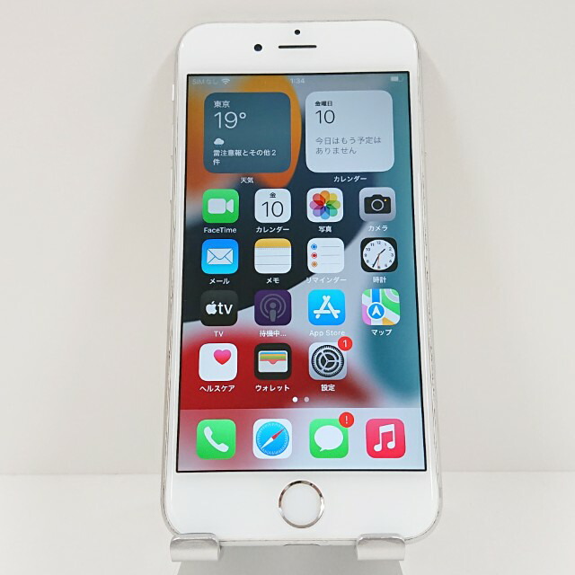 iPhone6s 16GB SIMフリー シルバー 送料無料 本体 c18743 【中古】