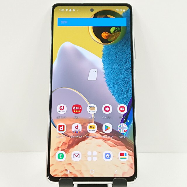 Galaxy A51 5G SC-54A ドコモ プリズム ブリックス 白いこと 貨物輸送無料 本体 c20093 【中古】