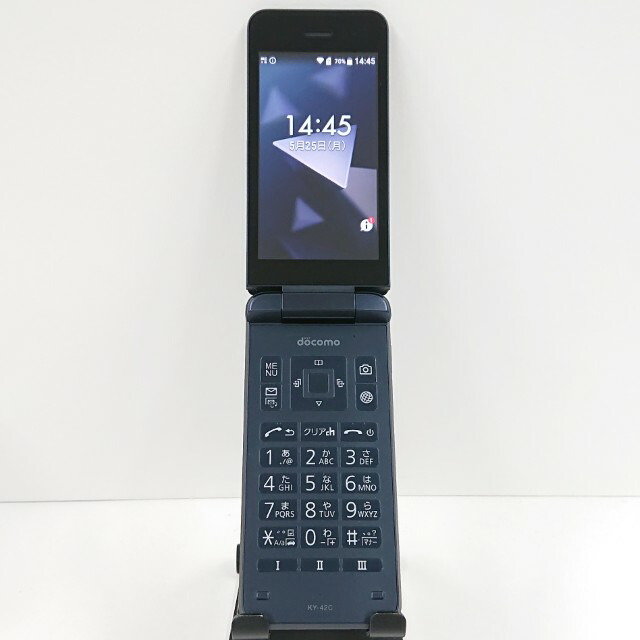 DIGNO ケータイ KY-42C ドコモ 黒いこと 貨物輸送無料 本体 c20108 【中古】