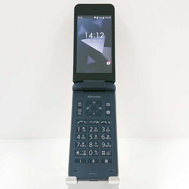 DIGNO ケータイ KY-42C ドコモ 黒いこと 貨物輸送無料 本体 c20110 【中古】