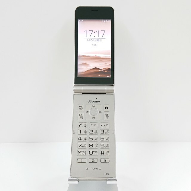 arrows ケータイ 第一義的 F-41C ドコモ ゴールド 貨物輸送無料 本体 c20191 【中古】