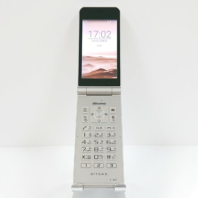 arrows ケータイ 第一義的 F-41C ドコモ ゴールド 貨物輸送無料 本体 c20195 【中古】